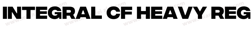 Integral CF Heavy Regular字体转换